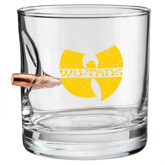 Discover Wutang with Text - Grunge - Wutang - Bullet Whiskey Glasses