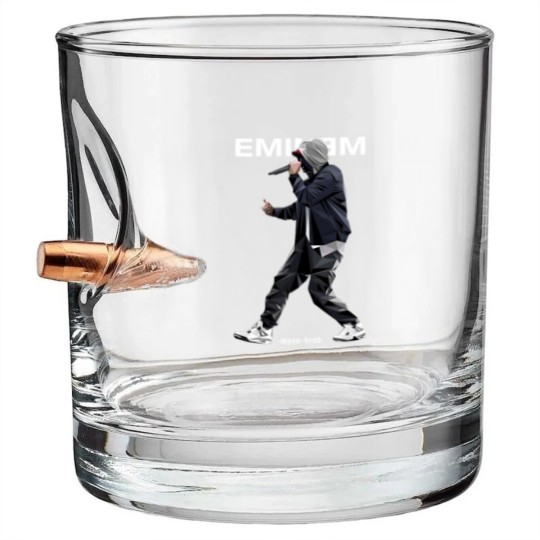Discover Eminem Bullet Whiskey Glasses / Playera Eminem