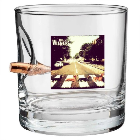 Discover Doxie Dachshund Abbey Road Bullet Whiskey Glasses Bullet Whiskey Glasses