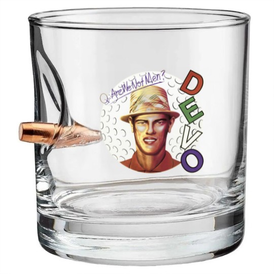 Discover Devo - Q Are We Not Men A We Are Devo Bullet Whiskey Glasses
