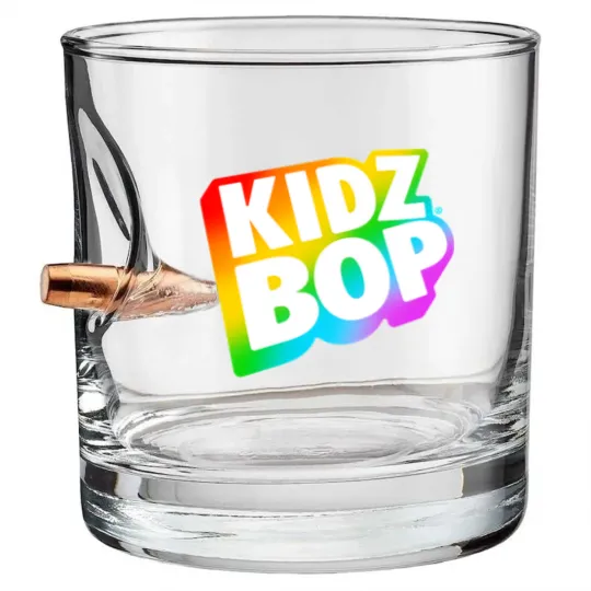 Discover Kidz Bop Rainbow Logo Bullet Whiskey Glasses