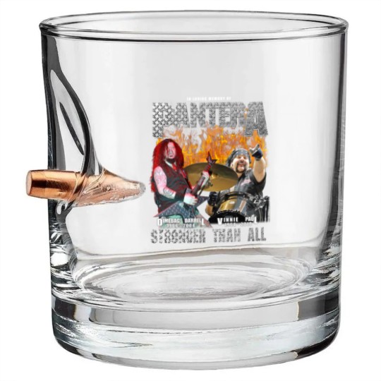 Discover Mayhem Skull Dimebag Darrell Bullet Whiskey Glasses
