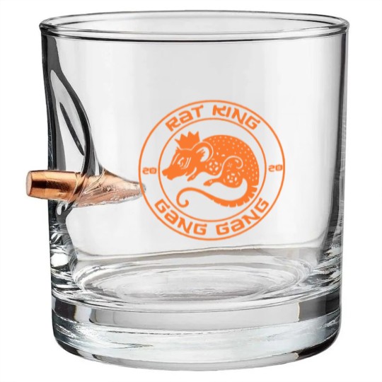Discover Theo von merch year of the rat king Bullet Whiskey Glasses