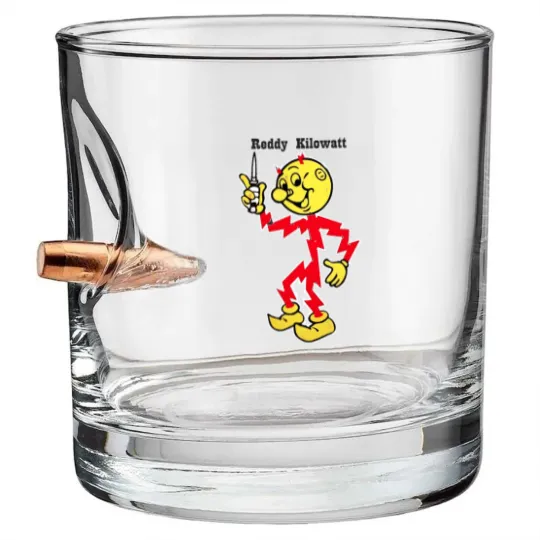 Discover vintage reddy kilowatt - Electricity - Bullet Whiskey Glasses