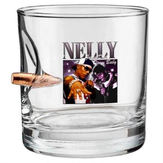 Discover Nelly Rap Bullet Whiskey Glasses, Nelly Country Grammar Album Vintage 90s Y2K