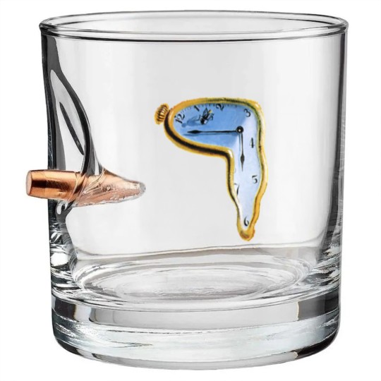 Discover Salvador Dali The Persistence of Memory Bullet Whiskey Glasses
