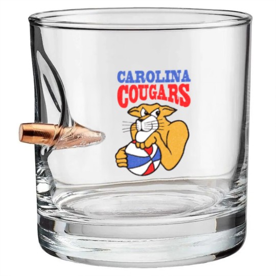 Discover Carolina Cougars Vintage Bullet Whiskey Glasses