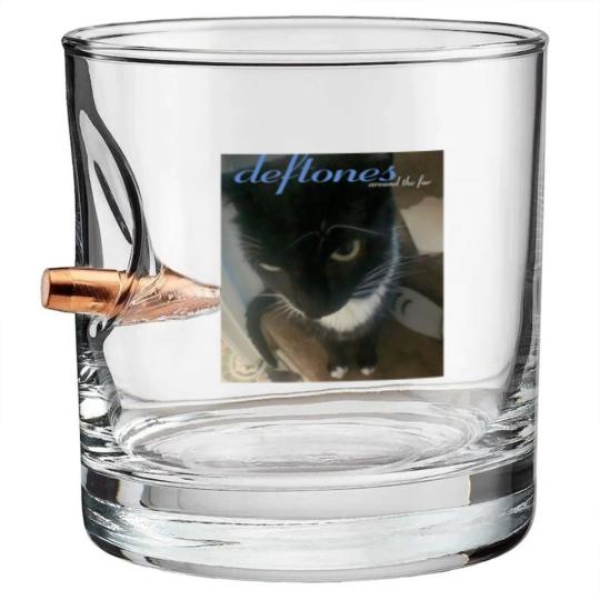 Discover Deftone Bullet Whiskey Glasses Deftone Cat Meme Bullet Whiskey Glasses Cattones Gift For Them