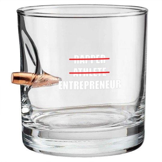 Discover Rapper Athlete Entrepreneur Bullet Whiskey Glasses