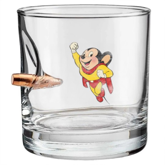 Discover MIGHTY MOUSE - Vintage - Robzilla - Bullet Whiskey Glasses