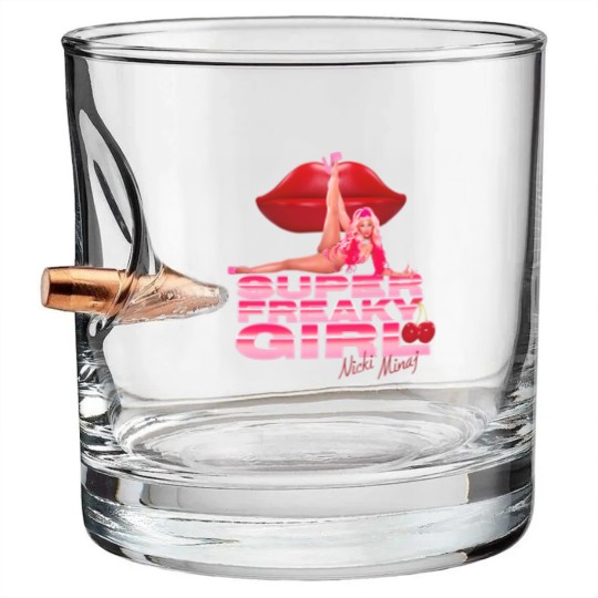 Discover Nicki Minaj Super Freaky Girl Bullet Whiskey Glasses