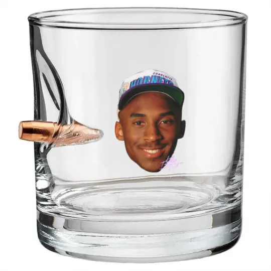 Discover Kobe Bryant Charlotte Hornets Draft Day Bullet Whiskey Glasses Bullet Whiskey Glasses