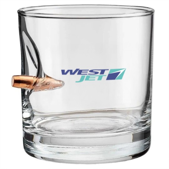 Discover WestJet Airlines Bullet Whiskey Glasses