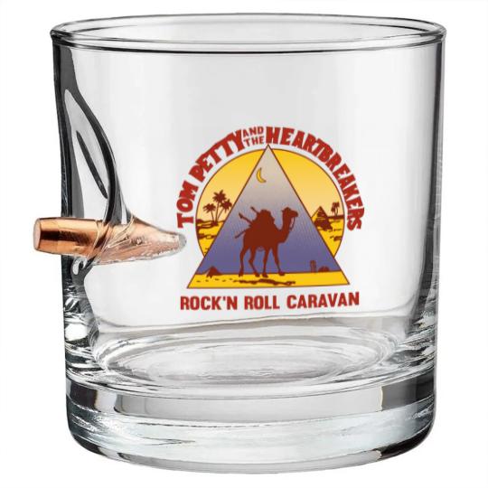 Discover Vintage Tom Petty And The Heartbreakers Rock And Roll Bullet Whiskey Glasses,