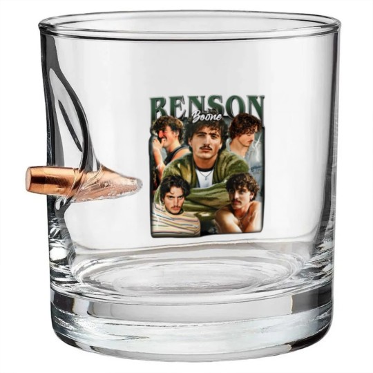 Discover Benson Boone Unisex Softstyle Bullet Whiskey Glasses