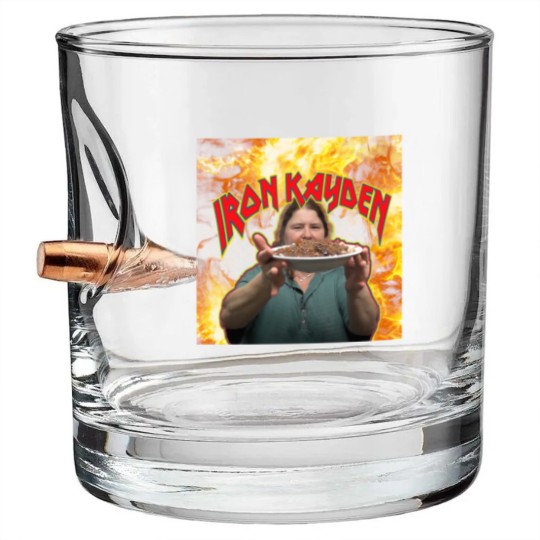 Discover Iron Kayden - Kay´s Cooking (Alphabet Soup) Bullet Whiskey Glasses