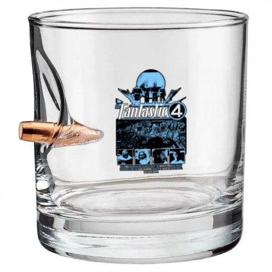 Discover Fantastic Four Bullet Whiskey Glasses Vintage Fantastic Four First Steps Bullet Whiskey Glasses