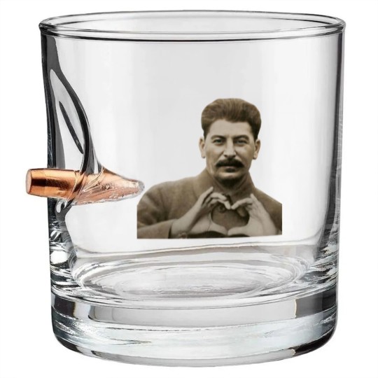 Discover Stalin Heart Hands Bullet Whiskey Glasses