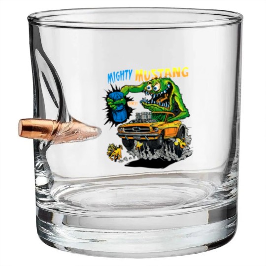 Discover ED ROTH RAT FINK ORIGINAL MIGHTY MUSTANG BLACK Bullet Whiskey Glasses