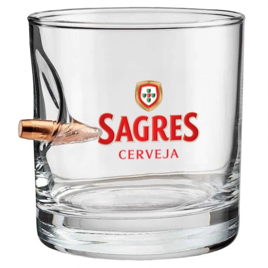 Discover Sagres Beer Bullet Whiskey Glasses