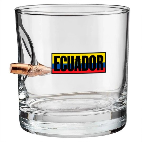 Discover Ecuador Country - Ecuador - Bullet Whiskey Glasses