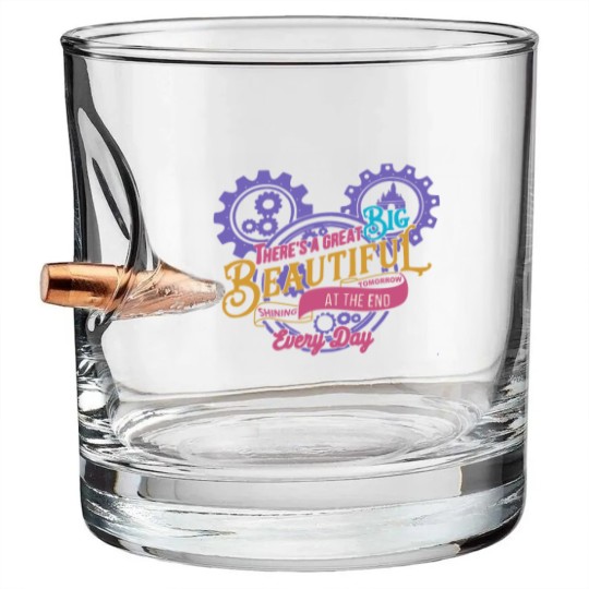 Discover There's A Great Big Beautiful Tomorrow Bullet Whiskey Glasses, Carousel of Progress Bullet Whiskey Glasses