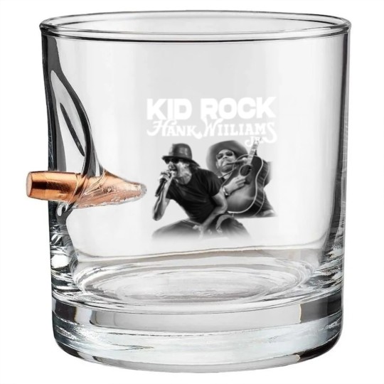Discover Kid Rock Hank Williams JR Bullet Whiskey Glasses