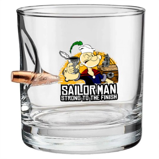 Discover SAILOR MAN REDEMPTION - Popeye - Bullet Whiskey Glasses