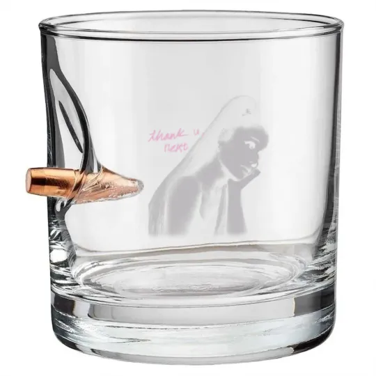 Discover Ariana Thank U, Next Bullet Whiskey Glasses, Ariana Unisex Bullet Whiskey Glasses