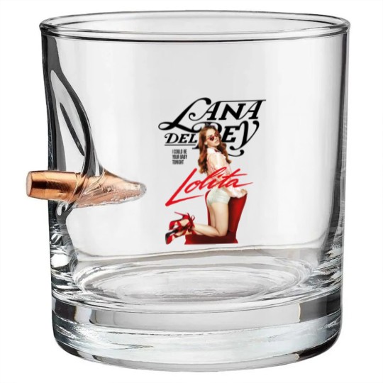 Discover Lana Del Rey Lolita Bullet Whiskey Glasses classic style Men