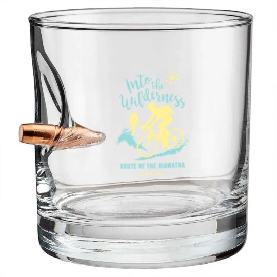 Discover Bike Route Route of the Hiawatha United States Bullet Whiskey Glasses
