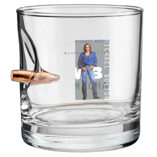Discover Vintage 90's Michael Bolton 1994 Concert Band Bullet Whiskey Glasses Tour Bullet Whiskey Glasses