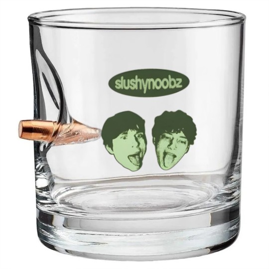 Discover Slushy Noobz Bullet Whiskey Glasses - Martin and Hamzah Bullet Whiskey Glasses, Slushy Noobs Merch