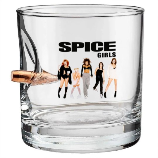 Discover The Spice Girls Photo Poses Bullet Whiskey Glasses Bullet Whiskey Glasses Mens Unisex, Vintage Spice Girls Bullet Whiskey Glasses