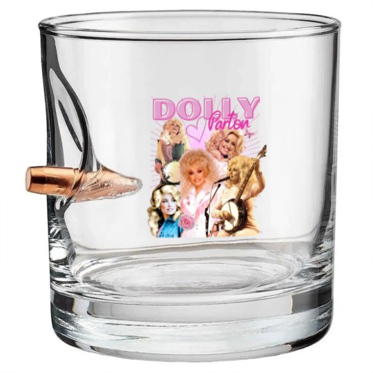 Discover Vintage Dolly Parton Country Music Fan NashvilleT Bullet Whiskey Glasses