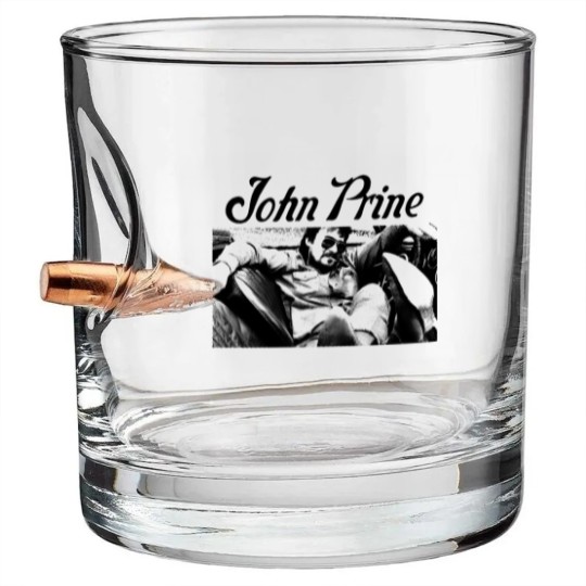 Discover John Prine Sweet Revenge | Outlaw Country western Bullet Whiskey Glasses