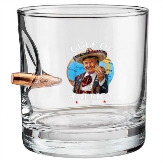 Discover The Gulf of America Bullet Whiskey Glasses, Gulf Of USA America Est 2025