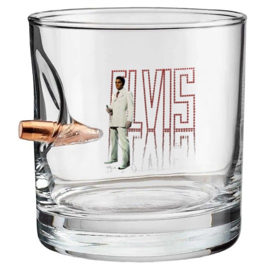 Discover Elvis Presley - White Suit Adult Bullet Whiskey Glasses