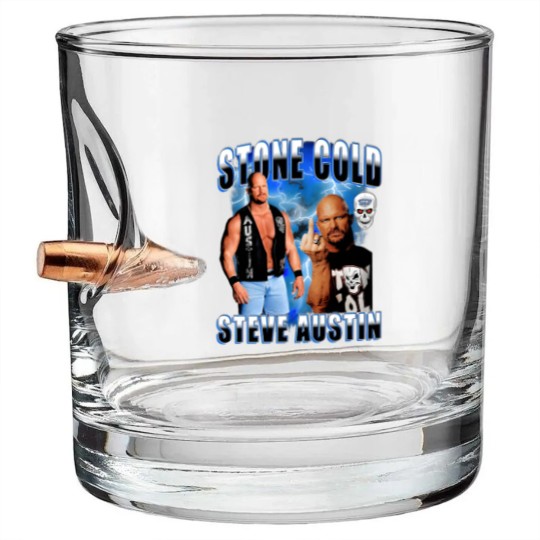 Discover Stone Cold Steve Austin Bullet Whiskey Glasses