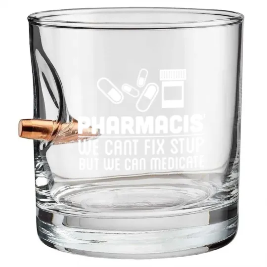 Discover Pharmacist - pharmacist - pharmacy Bullet Whiskey Glasses