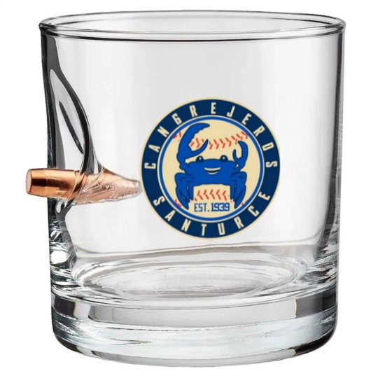 Discover Cangrejeros de Santurce Bullet Whiskey Glasses