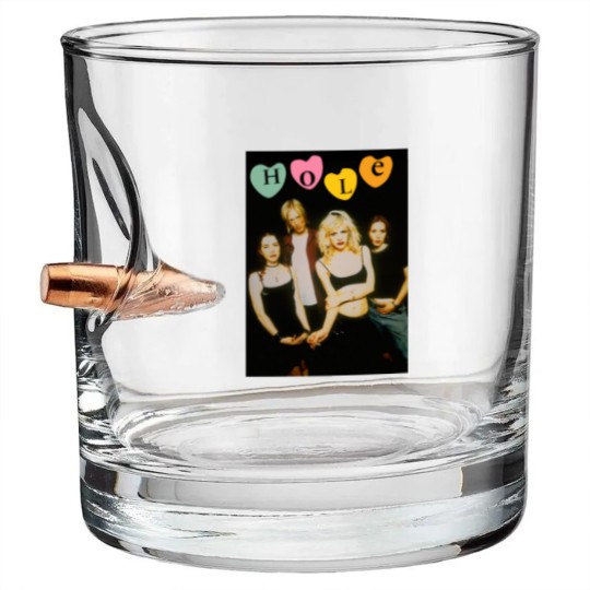 Discover Hole Band Bullet Whiskey Glasses, Hole Band Live Through This Bullet Whiskey Glasses, Hole Band Fans Gift