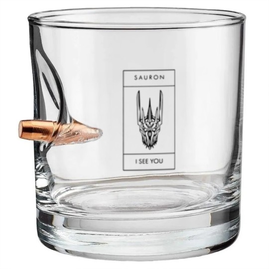 Discover Sauron Bullet Whiskey Glasses - Lord of the Rings - Rings of power
