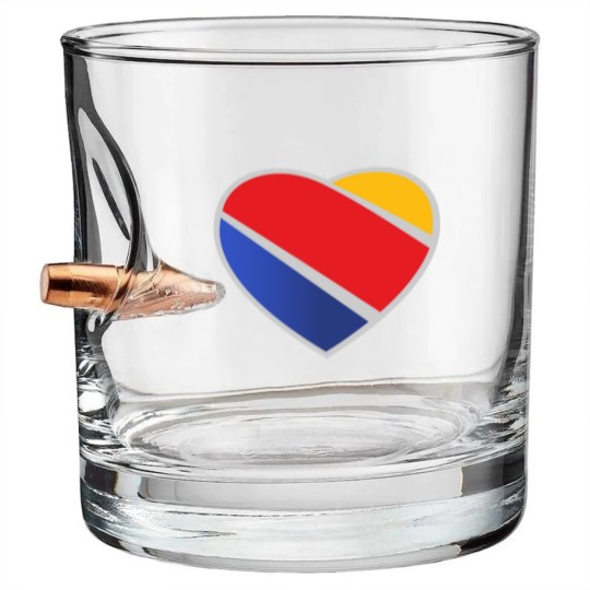 Discover Southwest Airlines Bullet Whiskey Glasses