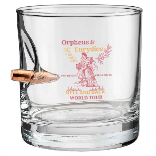 Discover Orpheus and Eurydice Bullet Whiskey Glasses, Mythology Bullet Whiskey Glasses, Vintage Greek Mythology Poet Bullet Whiskey Glasses