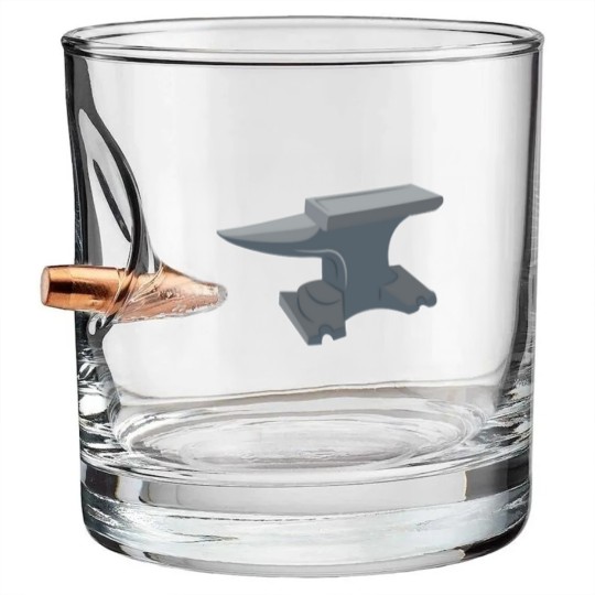 Discover Blacksmith Anvil Bullet Whiskey Glasses