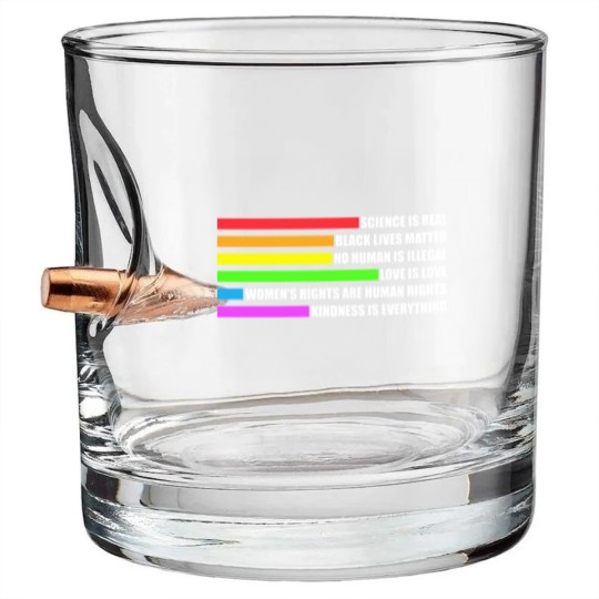 Discover LGBT Rainbow Gay Pride Bullet Whiskey Glasses
