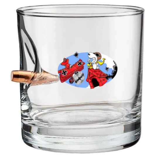 Discover Battling the Red Baron - Cuddleswithcats - Bullet Whiskey Glasses