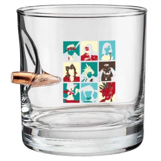 Discover Final Pop Final Fantasy 7 Bullet Whiskey Glasses