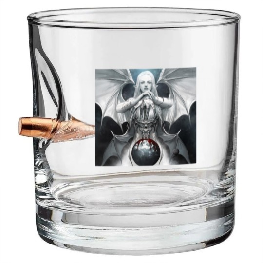 Discover Grimes Original Miss Anthropocene Cover Premium Bullet Whiskey Glasses